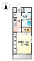 エクセルコート南島田 101間取り図