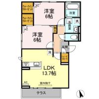 シエルコート 101間取り図