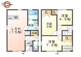 フィットセル南田宮 B間取り図