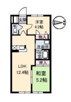 グリーンコーポ 201間取り図
