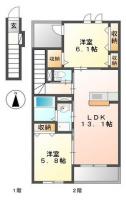 イマジン春日 207間取り図