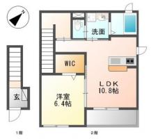 ノルディックアパートメンツ 203間取り図