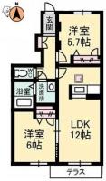 プロヌーブ沖洲I番館 103間取り図