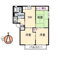 シャーメゾンラヴィE棟 102間取り図