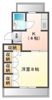 ハイツ伊世 306間取り図