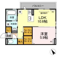 (仮)D-room沖浜町 201間取り図