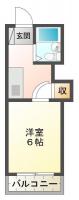 南庄町1丁目 マンション 1K 306間取り図