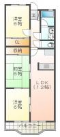 南矢三町 マンション 3LDK 303間取り図