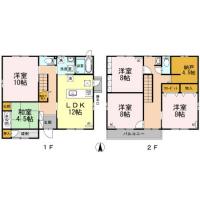 佐古八番町戸建賃貸住宅 1間取り図