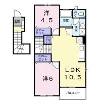 サントゥール サウス 201間取り図