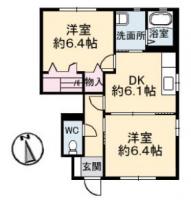 シャーメゾンマルシェ C棟 106間取り図