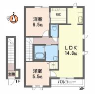 シャーメゾン国府 B205間取り図