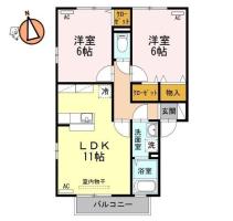 エーデルハイム 2-201間取り図