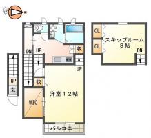 住吉4丁目 アパート 1DK 201間取り図