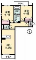 エクサン・プロヴァンス・末広 205間取り図