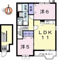 Law Flower 203間取り図