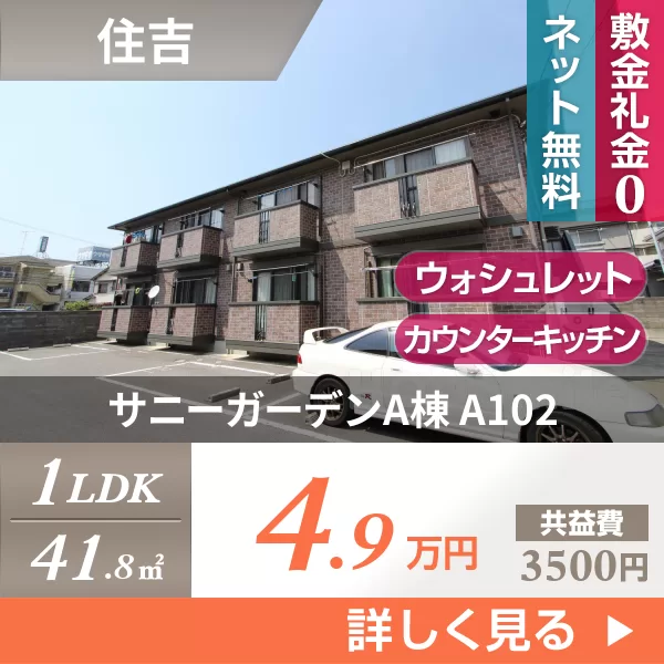 サニーガーデンA棟 A102