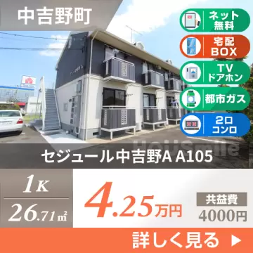 セジュール中吉野A A105