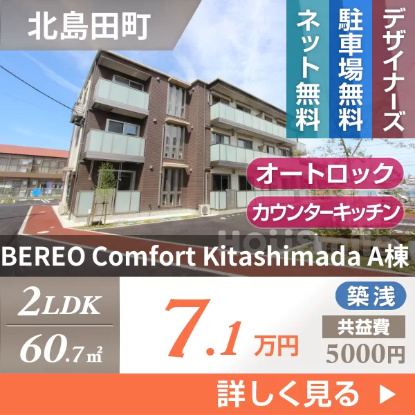 BEREO Comfort Kitashimada A棟 A105
