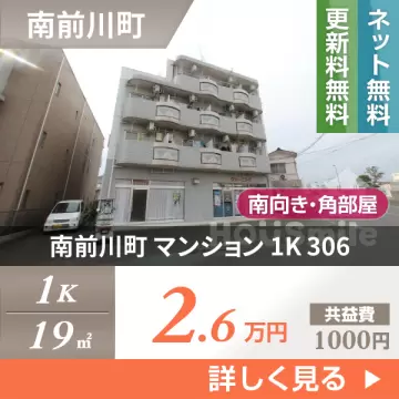 南前川町 マンション 1K 306