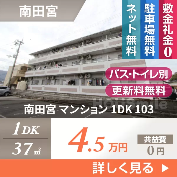 南田宮 マンション 1DK 103