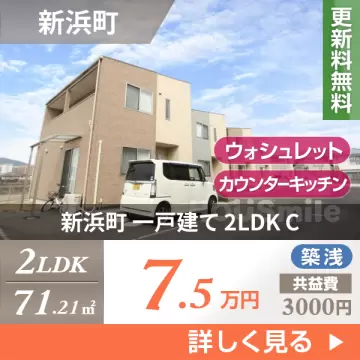 新浜町 一戸建て 2LDK C
