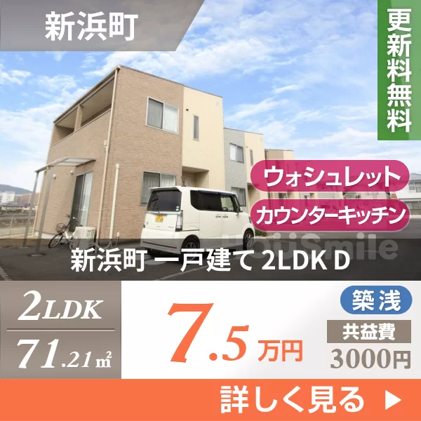 新浜町 一戸建て 2LDK D