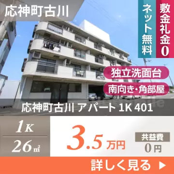 応神町古川 アパート 1K 401