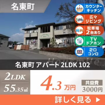 名東町 アパート 2LDK 102