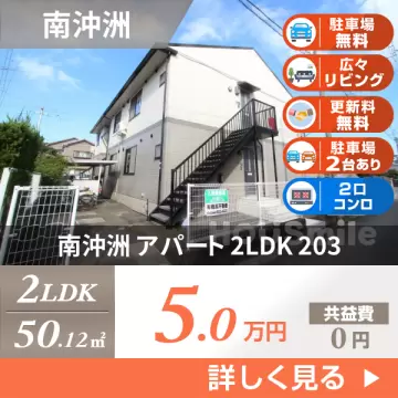 南沖洲 アパート 2LDK 203