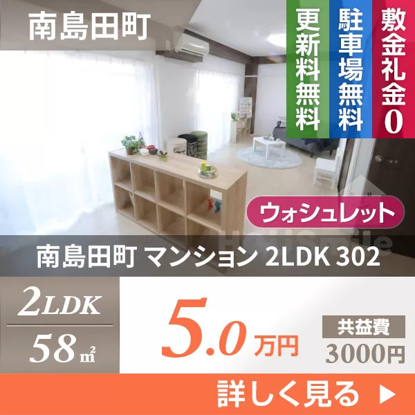 南島田町 マンション 2LDK 302