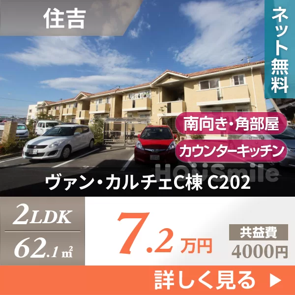ヴァン・カルチェC棟 C202