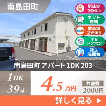 南島田町 アパート 1DK 203