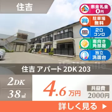 住吉 アパート 2DK 203