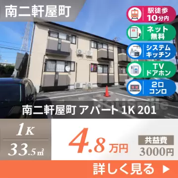 南二軒屋町 アパート 1K 201