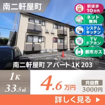南二軒屋町 アパート 1K 203