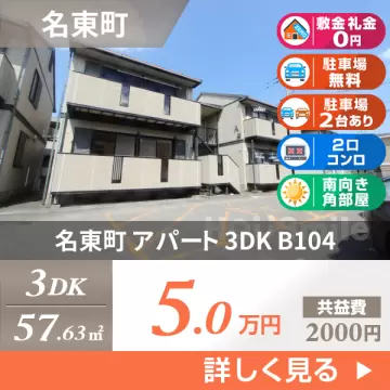 名東町 アパート 3DK B104