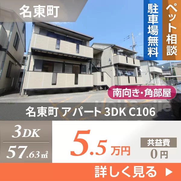 名東町 アパート 3DK C106