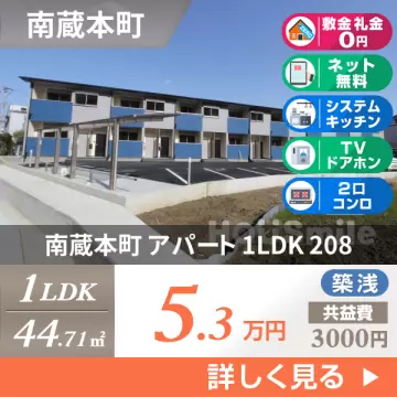 南蔵本町 アパート 1LDK 208