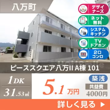 ピーススクエア八万II A棟 101
