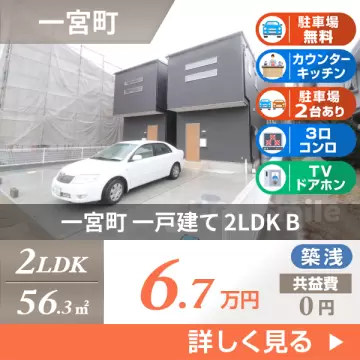 一宮町 一戸建て 2LDK B