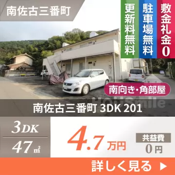 南佐古三番町 アパート 3DK 201
