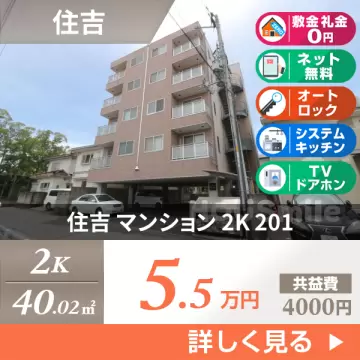 住吉 マンション 2K 201