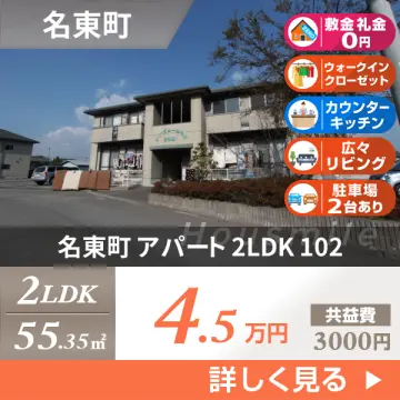 名東町 アパート 2LDK 102