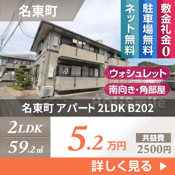 名東町 アパート 2LDK B202