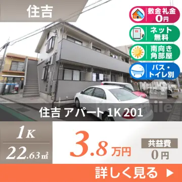 住吉 アパート 1K 201