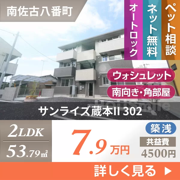 サンライズ蔵本II 302