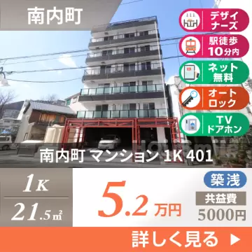 南内町 マンション 1K 401