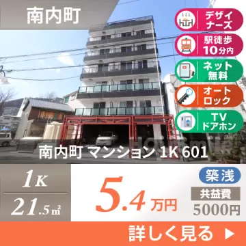 南内町 マンション 1K 601