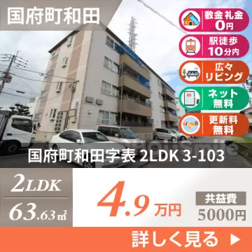 国府町和田字表 マンション 3LDK 3-103